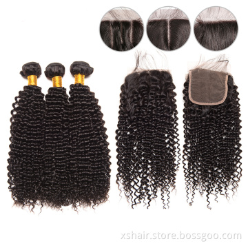 Wholesale Virgin Hair Vendors 10A Grade 10-28 Inches Bundles+4x4 Lace Closure Brazilian Human Hair Bundles